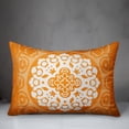 thumbnail image 3 of Creative Products Orange and White Circle Mandala 14x20 Indoor / Outdoor Pillow, 3 of 3