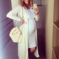thumbnail image 4 of TIMIFIS Robe de Maternité Sans Manches pour Femme, Été, Décontractée, Robe Débardeur, Unie, Encolure Dégagée, Vêtements pour Maman, Quotidienne, Moulante, Mini - Printemps/été, 4 of 8