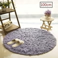 thumbnail image 1 of Alfombra redonda suave y peluda de microfibra, alfombra antideslizante para el suelo, alfombras para habitación de niños, sala de juegos para niños, sala de estar, 1 of 5