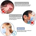 thumbnail image 3 of 10 PCS Face Guard Strap Ear Hook, Adjustable Anti-Slip Ear Grips Buckles Extending Lanyard Face Guard Belt Hook, 3 of 9