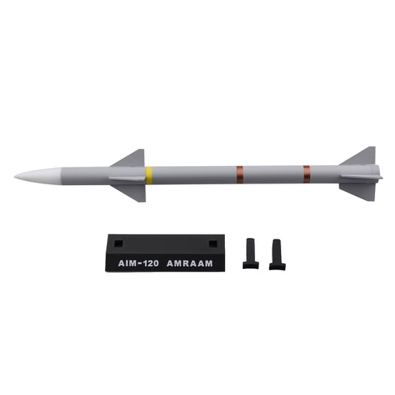 APPLAYERR Collectible AIM-120 AMRAAM Missile Model 48cm 1:8 Scale Air-To-Air Replica for Desktop Decor Showcase Gift