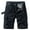 Black, variant on WTOBBY Men's Casual Comfortable Cargo Shorts, Multi-Pocket Military Tactical Design, Beltless Waist for Easy Wear, Lightweight and Durable for Daily Use,Black M