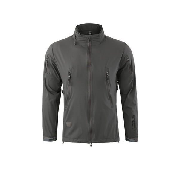 Listenwind Men's Waterproof Rain Jacket Coat Detachable Hooded Jacket