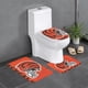 thumbnail image 1 of Juego de 3 alfombras de baño del equipo Bengals, alfombra antideslizante para baño, 31,5 x 20 pulgadas, 1 of 7