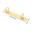 thumbnail image 2 of LEORX  Binder Clasp Scrapbook 2 Ring Kit Scrapbooking Office Golden, 2 of 7