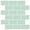 Green, variant on clevermosaics Peel and Stick White Vinyl Subway Tile Backsplash for Kitchen and Bathroom, Set of 10