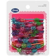 Goody: Variety of Colors W/Decorative Plastic Beads Ponytail Or Braid Bands, 1 ct