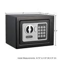 thumbnail image 3 of Security Safe Box Electronic Deluxe Digital Steel Safe Hidden Key Lock Box, 3 of 7