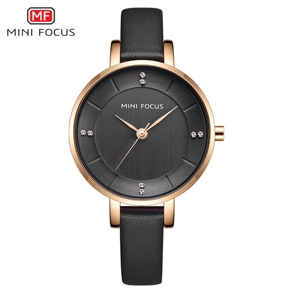 MINIFOCUS Women Watches Top Brand Luxury Fashion Casual Ladies Watch Waterproof Red Leather Strap Reloj Mujer Montre Femme Girls