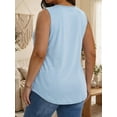 thumbnail image 7 of Oryer Plus Size Tank Tops for Women, Round Neck Sleeveless Casual Womens Blouse Trendy Tunic Summer Shirts for Women 1X-5X, 7 of 7