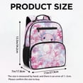 thumbnail image 7 of Uorisanigo Kids Children School Backpack for Girls 5-8, Breathable Lightweight Schoolbag with Water Bottle Pocket, Casual Daypack for Hiking Camping Cherry Blossom Axolotl, 7 of 7