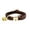 Brown, variant on Adjustable Cat Collar with Bell – Custom Engraved Name ID – Removable Bow Tie for Cats, Puppies, Small Pets, Non-Breakaway(Grey)