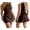 Chocolate, variant on LMLYSoH Women Mini Dress Sleeveless Crew Neck Tie-up Solid Tank Dress Summer Dress for Casual Daily