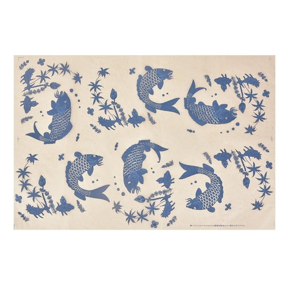 YIEMEEN Pottery Ceramics Clay Transfer Paper Porcelain Plain Decal Paper Decoration for Beginner Starter DIY Ceramic Bottle