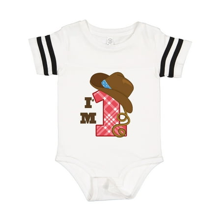 

Inktastic Cowboy 1st Birthday Western Gift Baby Boy Bodysuit