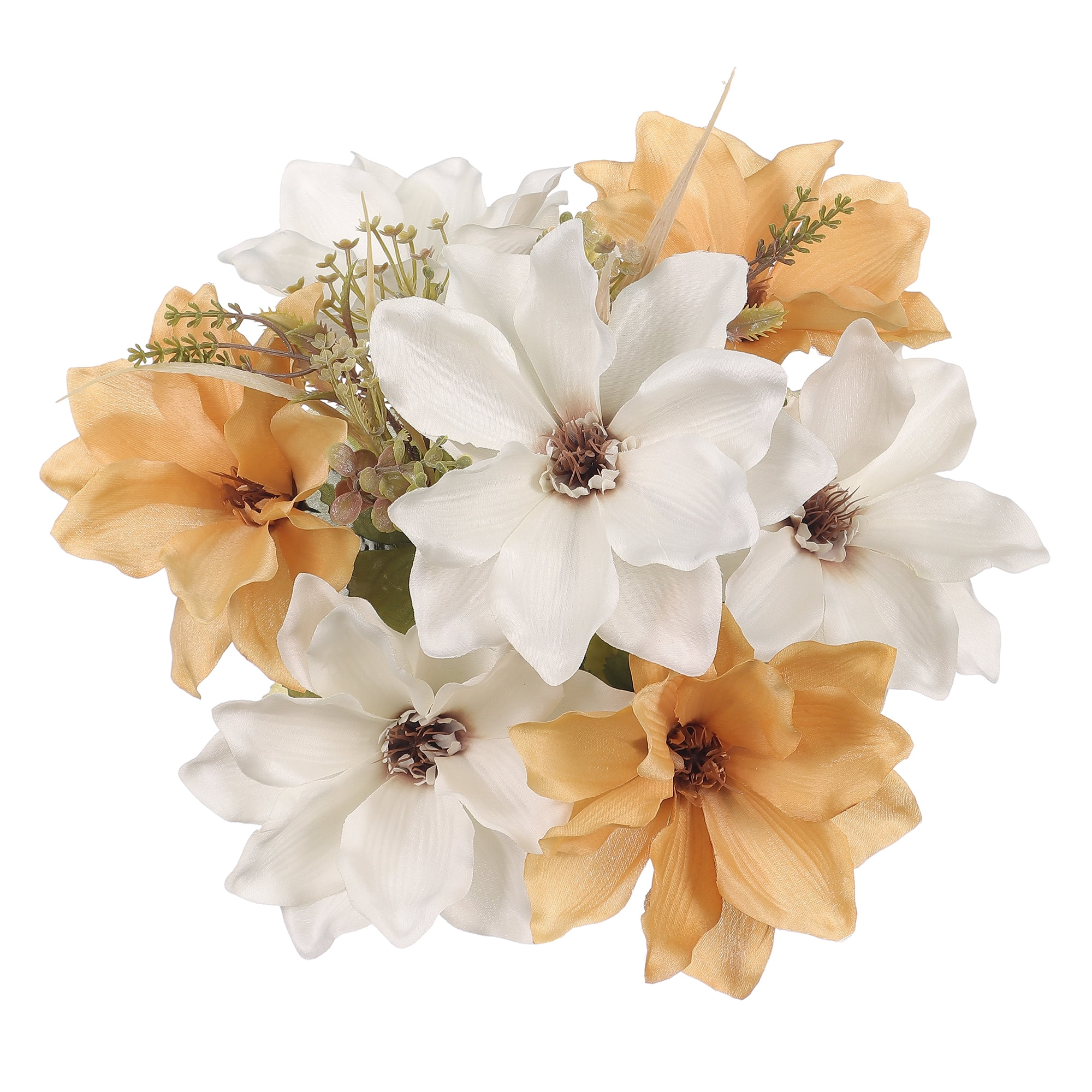 Mainstays 19'' Artificial Floral Mixed Magnolia Bush, Decoration