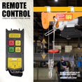 thumbnail image 3 of Electric Hoist, 660lbs Electric Hoist with Wireless Remote Control, 110V Electric Winch for Factories, Warehouses, Construction Sites, 3 of 6
