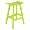 thumbnail image 2 of GARDEN 29" Inches Adirondack Plastic Outdoor Bar Stools for Patio, Lime, 2 of 6