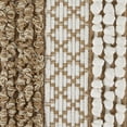 thumbnail image 2 of Stone and White Hand-Loomed Paper Chindi Rug 4x6 Ft, 2 of 3