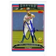 Autograph Warehouse 75356 Jeff Francoeur Autographed Baseball Card Atlanta Braves 2006 Topps No . 445 All Rookie Team