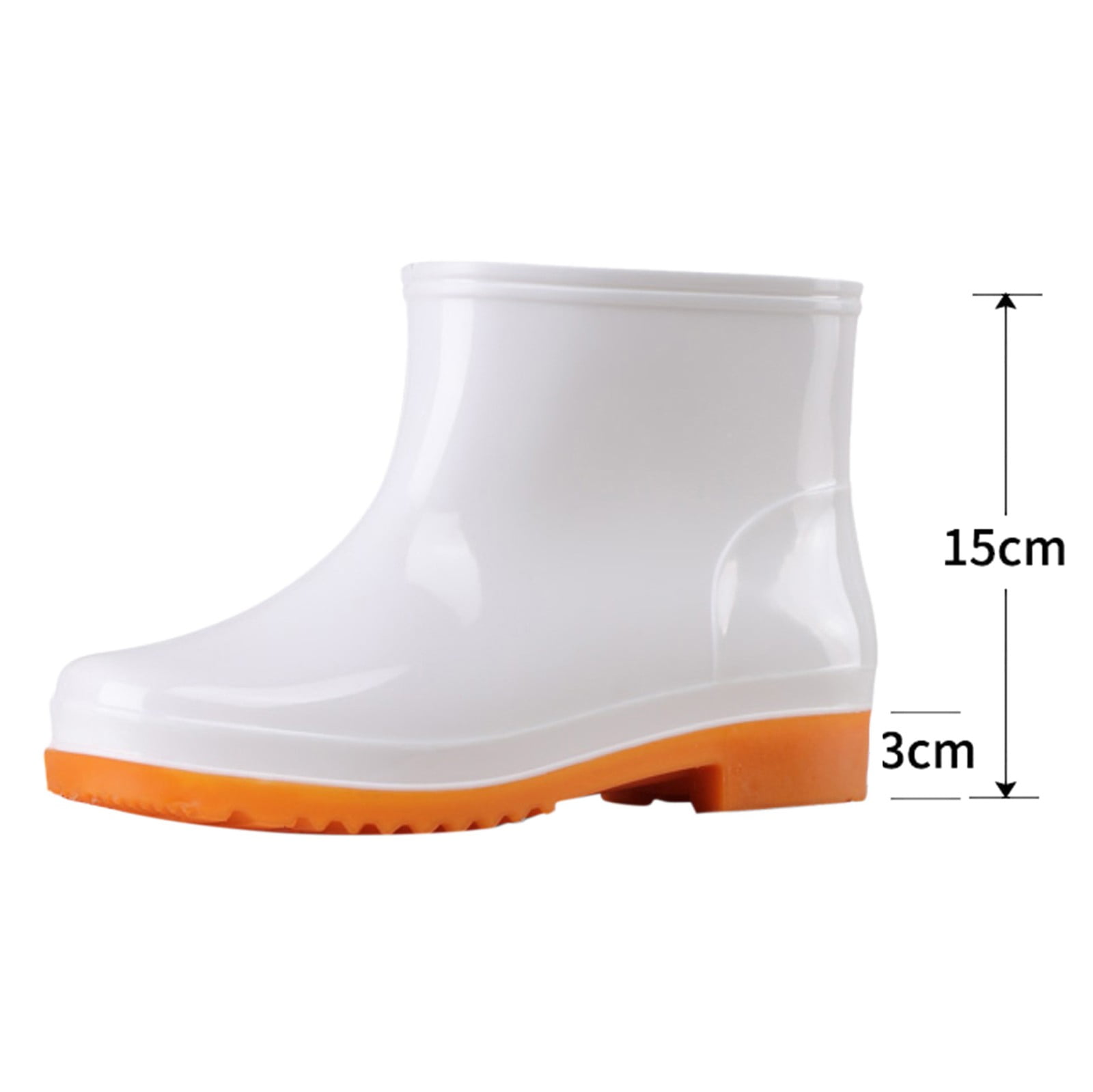 EHQJNJ Rain Shoes for Women Men's Women's Rain Boots Summer Wear-Resistant Shoes Outdoor Garden Water Shoes Womens Rainboots Boots Womens Rain Boots Tall Insulated