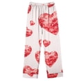 thumbnail image 4 of Valentines Day Gifts Iyufng Valentine's Day Womens Pajama Sets Plus Size,Casual Loose Fashion Valentines Love Heart Printed Long Pants Long Sleeve Turndown Collar Sleepwear Sets S-XXXL, 4 of 4