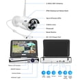 thumbnail image 4 of Hiseeu Outdoor Home Security Camera System with 10.1'' Monitor 10CH 500GB Hard Drive NVR, 5MP Wireless Wifi Cameras for 24/7 Recording and Remote View, 4 of 14