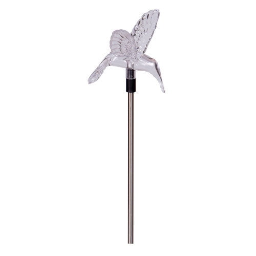 solar bird stake light