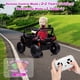 thumbnail image 2 of Historyli Auto eléctrico para montar: volante realista,asiento espacioso con cinturón de seguridad,espacio de almacenamiento independiente,neumáticos duraderos con amortiguadores y control remoto, 2 of 7