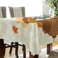 thumbnail image 3 of 54"x54" Thanksgiving Turkey Tablecloth Waterproof Washable Polyester Square Table Cover Durable Tablecloth for Kitchen Dining Table Party Decor, 3 of 7