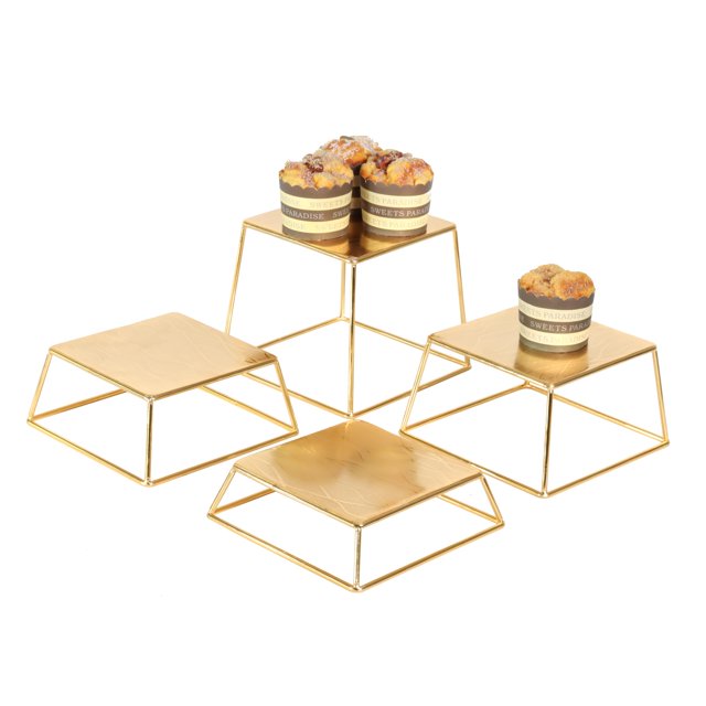 Set de 4 soportes para mesa de postres YFEEN, expositores de comida