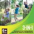 thumbnail image 3 of Swurfer Disco 3-in-1 Outdoor Swing to Sit, Stand, and Climb for Ages 4 and Up, 3 of 7