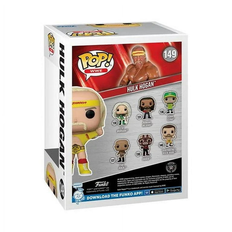 WWE Hulkamania with Belt Funko Pop! Vinyl Figure #149 - Walmart.com