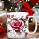 thumbnail image 2 of Regalos para Parejas Día de San Valentín Rosa Roja Familia Taza de Café Regalo para Parejas Día de San Valentín Regalos para Parejas, 2 of 7