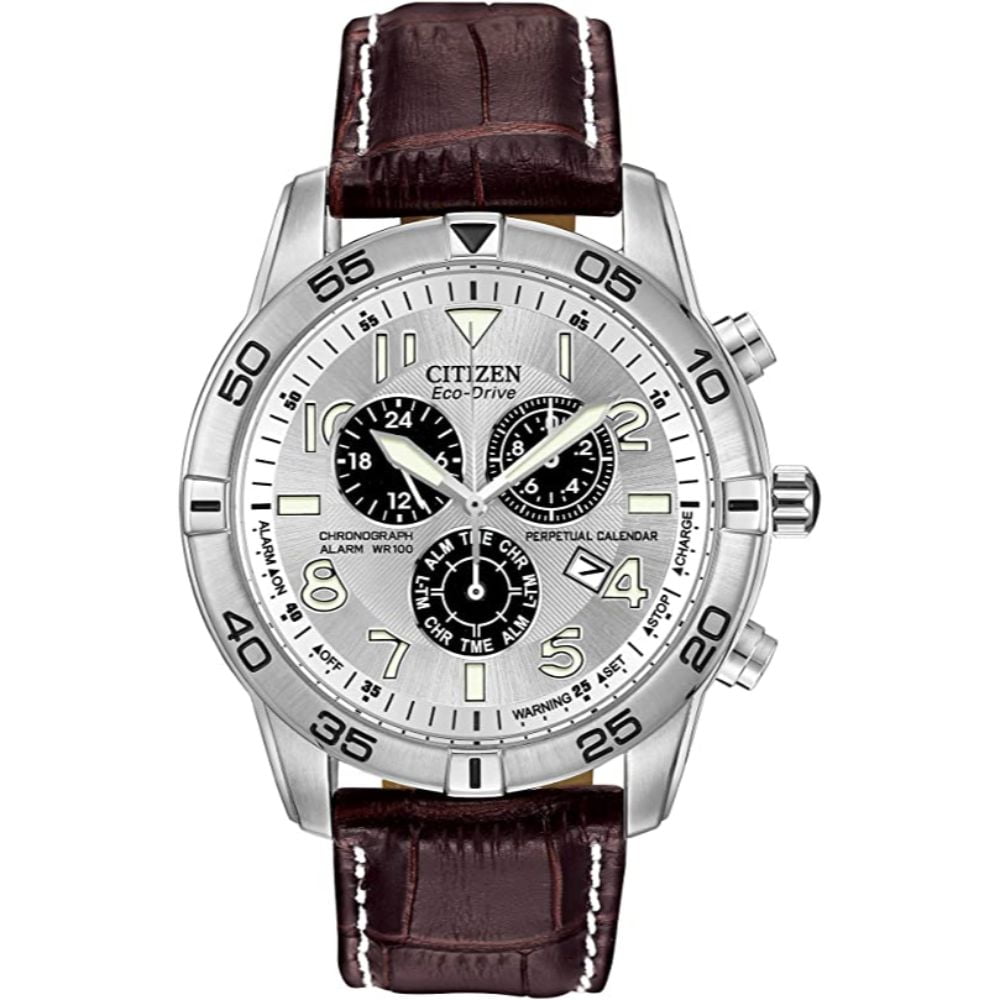 Citizen Eco-Drive Alarm Chronograph Perpetual Mens Watch BL5470-06A