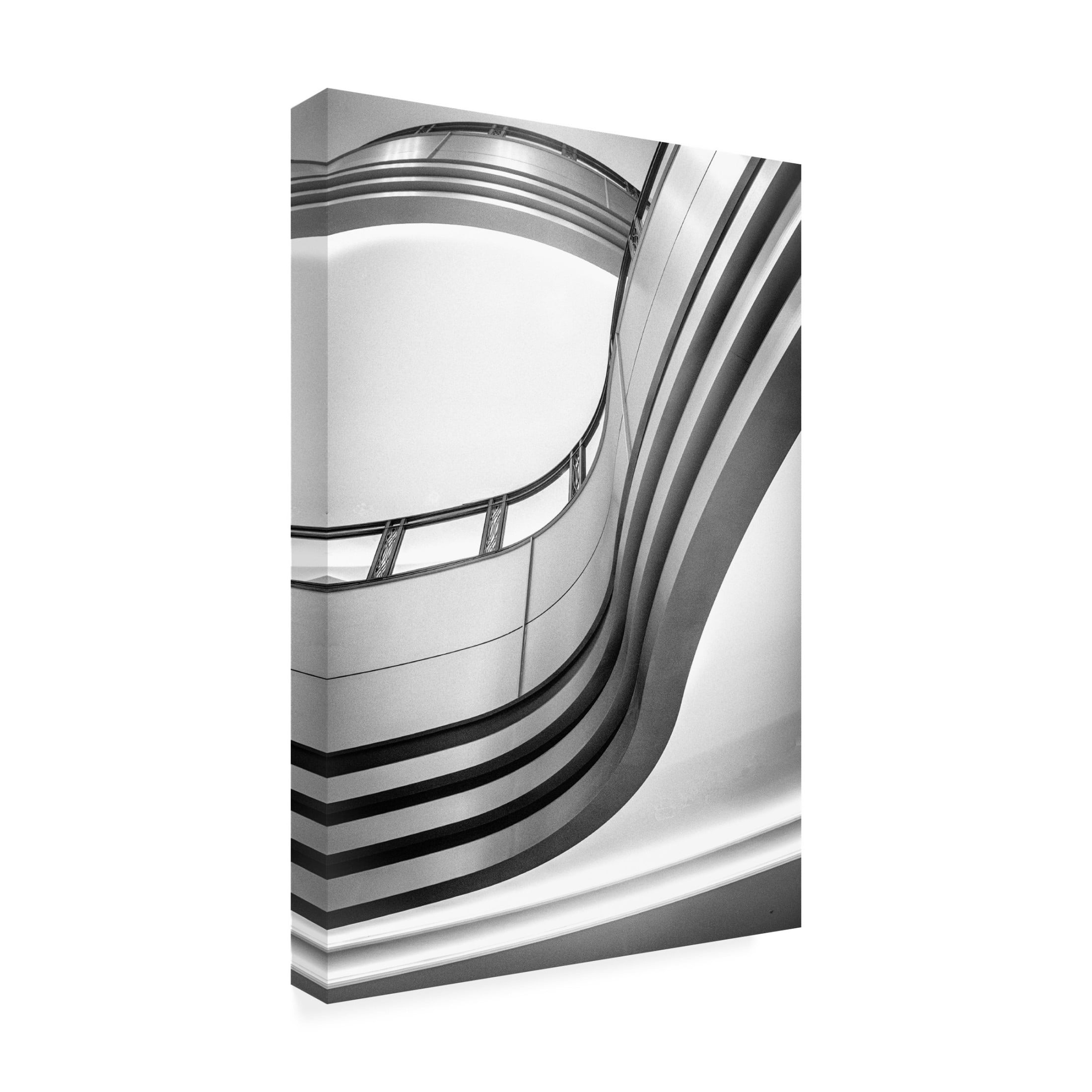 Canvas Wall Art - Nob Noza 'Undulation' Wall Art for Living Room, Bedroom, or Office Décor by Trademark Fine Art - 12 x 19 Inches