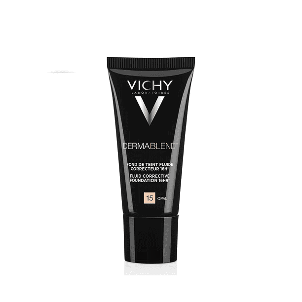 Base de Maquillaje Vichy Dermablend 3D Tono 15 Opal de alta cobertura 30 ml