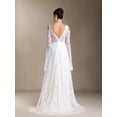 thumbnail image 5 of Vestido de novia bellabarnetten Eren con cuello en V y encaje bohemio, 5 of 5