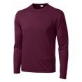 thumbnail image 5 of Yellow Rooster Men's Tall Long Sleeve PosiCharge Competitor Tee Maroon 3XLT, 5 of 6