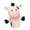 Pink Cow, variant on Monkey Hand Puppets Monkey Plush Puppets,9" Realistic Monkey Stuffed Animal Puppets for Kids Monkey Puppet for Adults with Movable Mouth