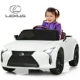 thumbnail image 1 of Costway 12V Kids Ride on Car Lexus LC500 Licensed Remote Control Electric Vehicle White, 1 of 10
