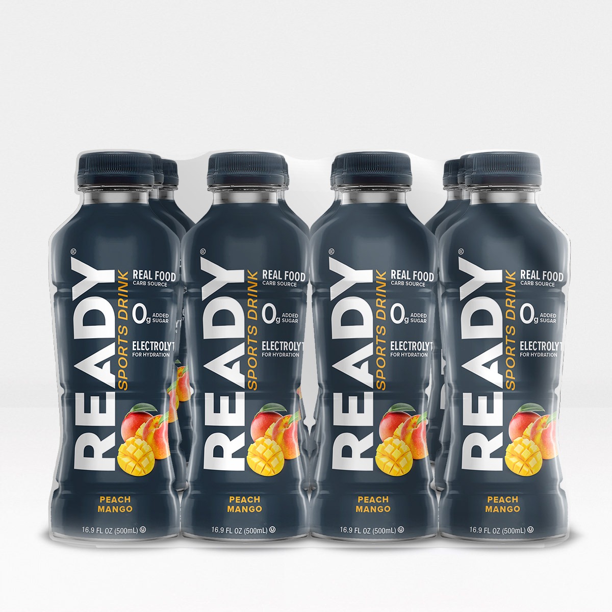 Ready Sports Drink Peach Mango 16.9 oz, 12 count