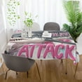 thumbnail image 6 of YAZAOO Square Tablecloth Sharks Plainting Pattern Tableclothes, 6 of 9