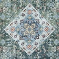 thumbnail image 3 of Vintage Floral Printed Area Rugs with Anti-Slip Rubber Back Living Room Floor Carpet, for Bedroom, Dining Room, Machine Washable, Stain-Resistant, 3 of 6