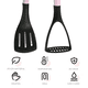 thumbnail image 3 of Espátula de nailon rosa, sartén antiadherente, colador de cocina especial, juego de cocina, espátula para el hogar, 3 of 5