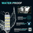 thumbnail image 4 of 10x561 562 567 LED 12SMD 44mm Rigid Loop Interior Map Dome Door Trunk Light Bulb, 4 of 9