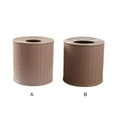 thumbnail image 2 of Clearance Sale!Chinese classical style Round Rattan Tissue Box Vine Roll Holder Toilet Paper Cover Dispenser for Bathroom Home Hotel and Office A, 2 of 5