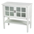 thumbnail image 2 of Heather Ann  2-door Console Cabinet with Glass Insert and Bottom Shelf, 2 of 11