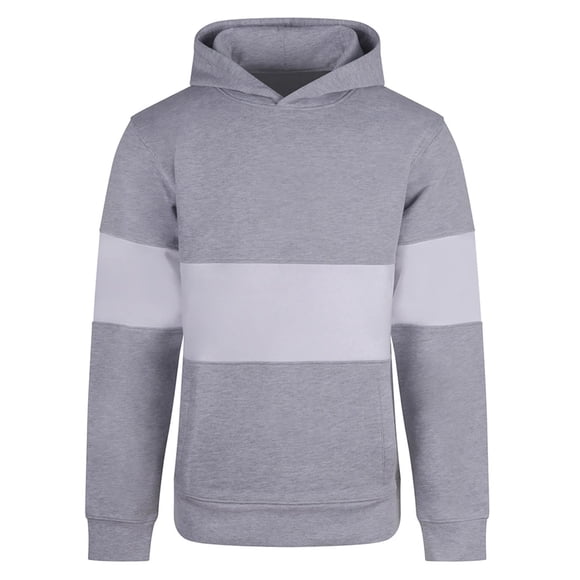Front Row Adult Panelled Heavyweight Hoodie