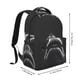 thumbnail image 2 of Easygdp Black And White Shark Mochila Ergonómica Versátil para Laptop - Múltiples Bolsillos, Correas Ajustables, Unisex para Escuela, Viajes y Actividades al Aire Libre-One Size, 2 of 5